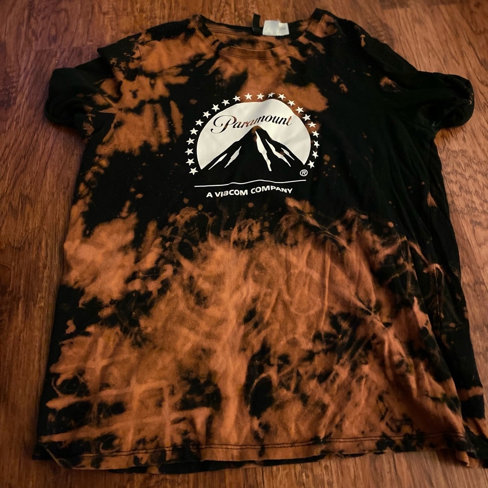 Paramount Bleach Tie Dyed Graphic Tee